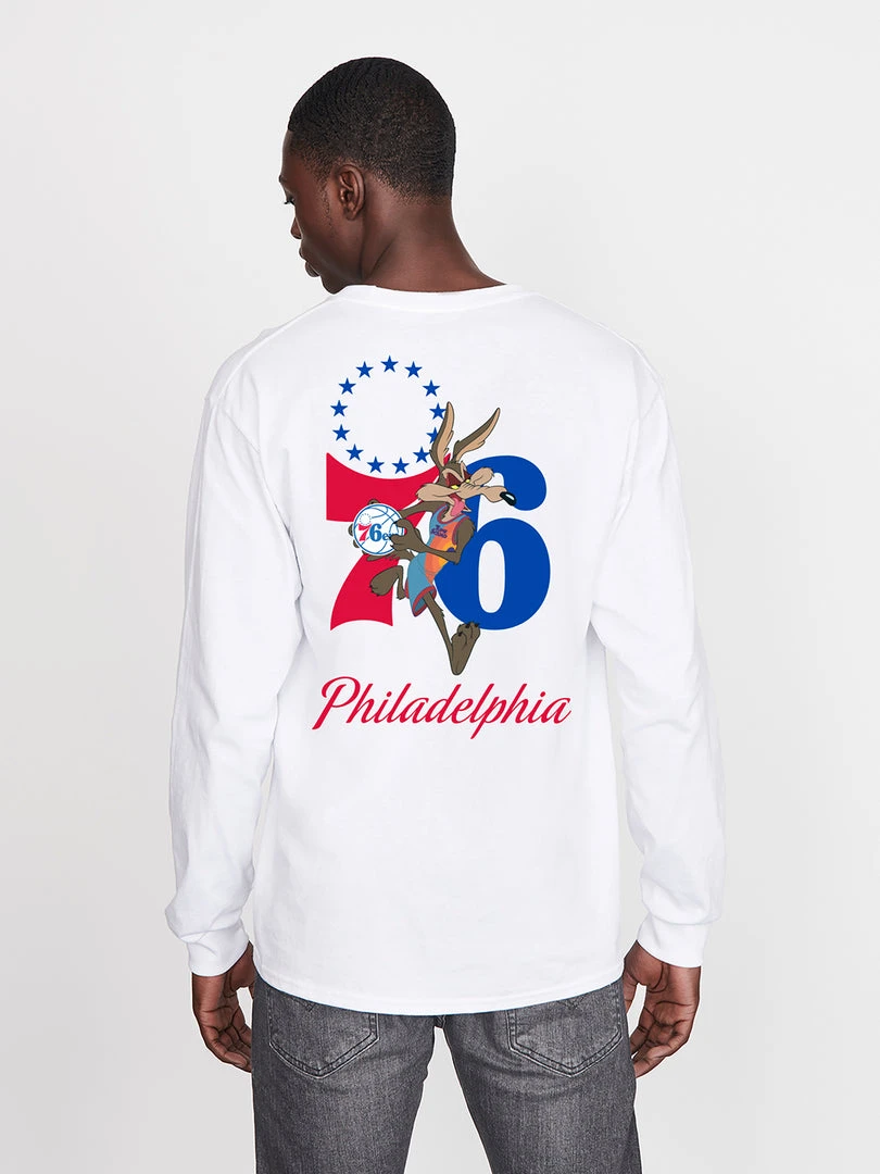 Loyalist Basketball The 76ers X Space Jam Long Sleeve T-Shirt 3 Loyalist Basketball The 76ers X Space Jam Long Sleeve T-Shirt