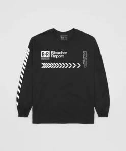 B/R SHOP B/R Black Long Sleeve T-Shirt