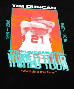 The Loyalist Basketball Tim Duncan World Tour Black Long Sleeve T-Shirt 10 The Loyalist Basketball Tim Duncan World Tour Black Long Sleeve T-Shirt