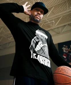 Loyalist Allen Iverson THE ANSW3R Black Long Sleeve T-Shirt Basketball