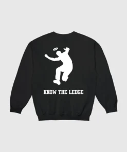 The Loyalist Know The Ledge Black Crewneck HOLIDAY SALE