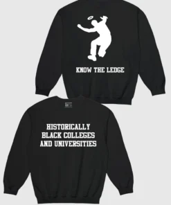 The Loyalist Know The Ledge Black Crewneck HOLIDAY SALE