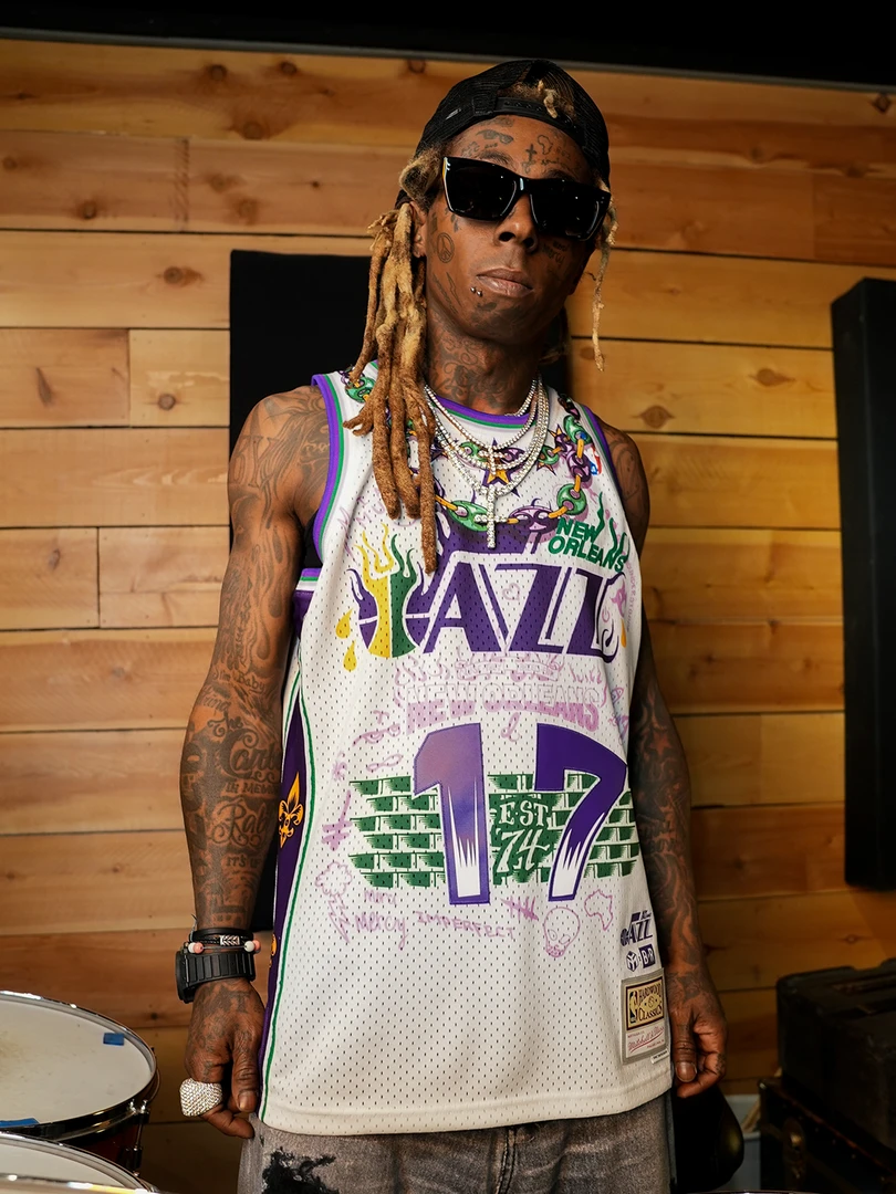 B/R SHOP Young Money X New Orleans Jazz Swingman Jersey Basketball 6 B/R SHOP Young Money X New Orleans Jazz Swingman Jersey Basketball