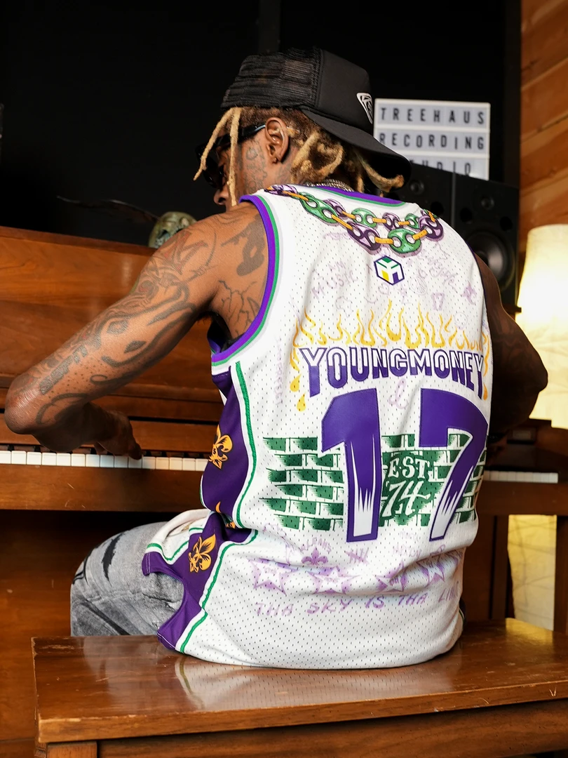 B/R SHOP Young Money X New Orleans Jazz Swingman Jersey Basketball 7 B/R SHOP Young Money X New Orleans Jazz Swingman Jersey Basketball