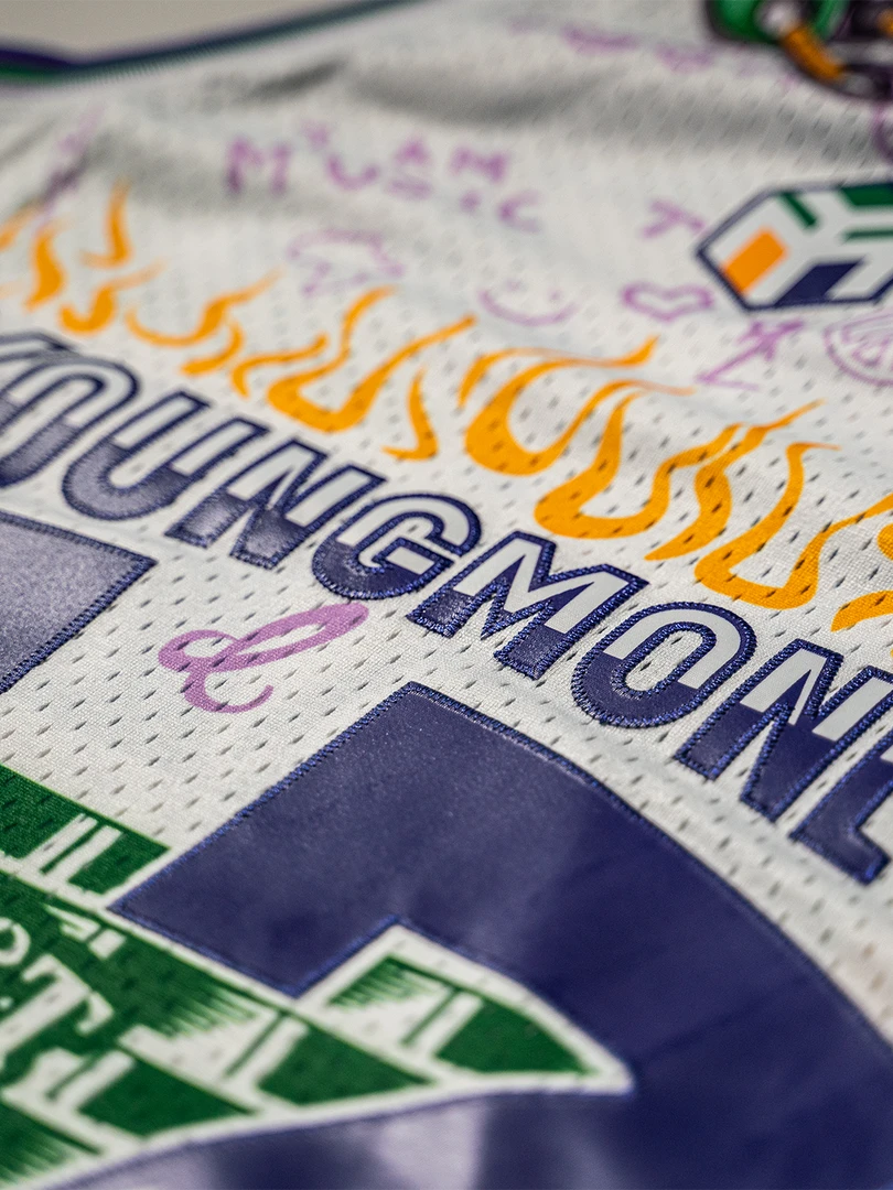 B/R SHOP Young Money X New Orleans Jazz Swingman Jersey Basketball 9 B/R SHOP Young Money X New Orleans Jazz Swingman Jersey Basketball