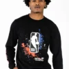The Loyalist Frank Miller NBA Logo Black Long Sleeve T-Shirt