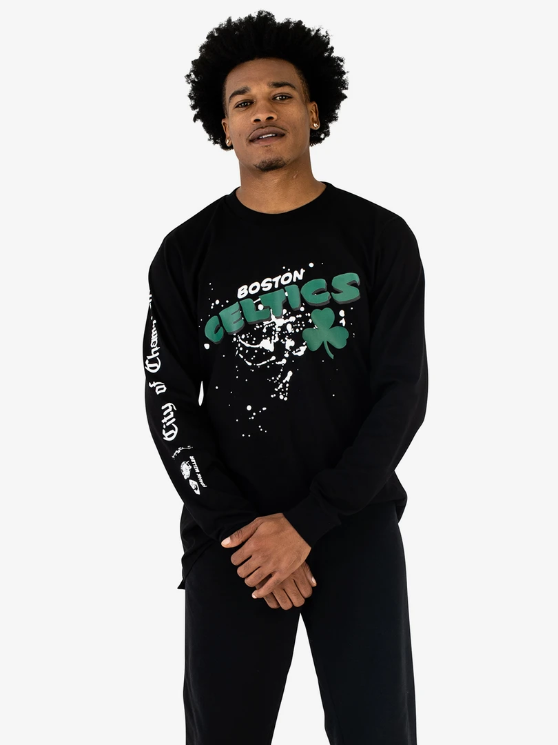 The Loyalist Frank Miller Celtics Wordmark Long Sleeve T-Shirt Basketball 3 The Loyalist Frank Miller Celtics Wordmark Long Sleeve T-Shirt Basketball