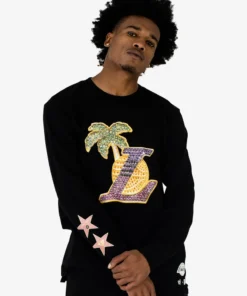 The Loyalist Basketball Greg Yuna Lakers Diamond Long Sleeve T-Shirt