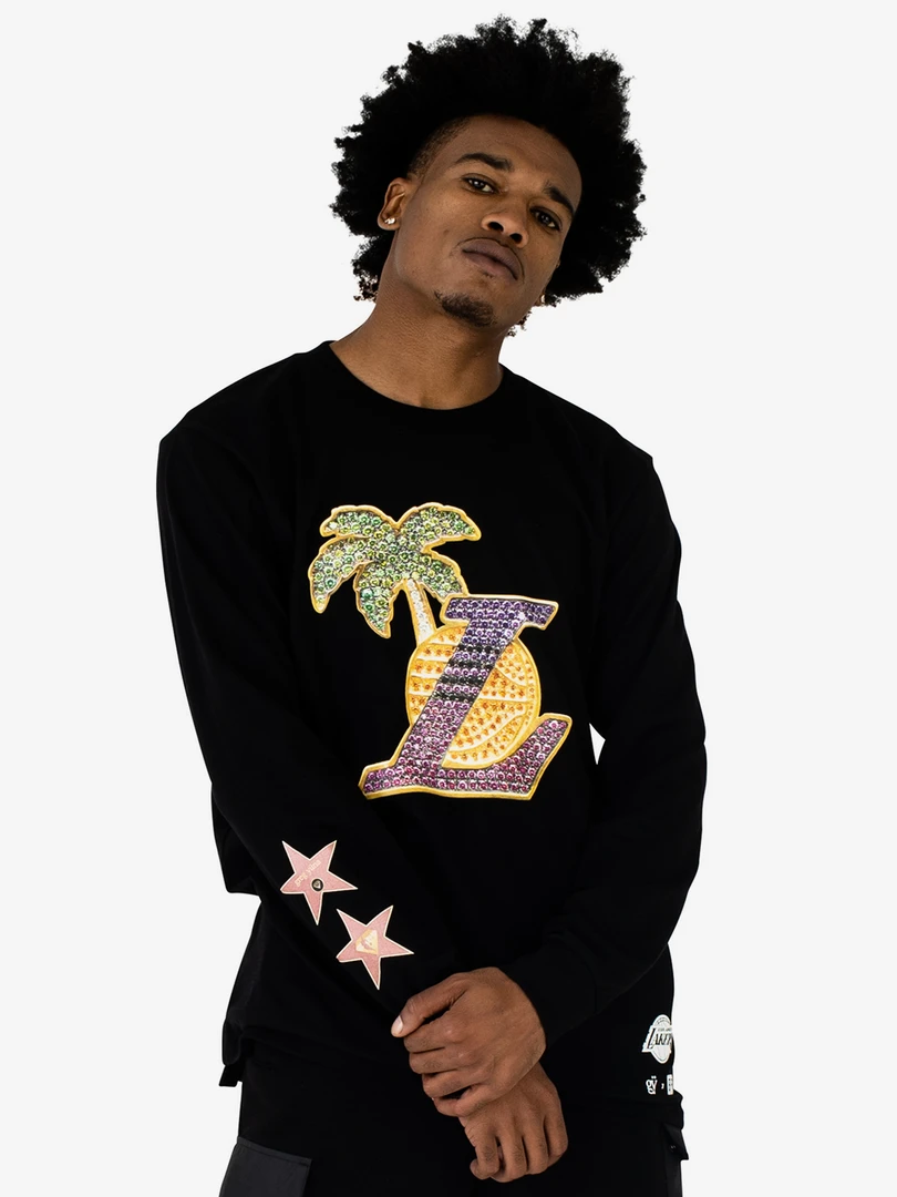 The Loyalist Basketball Greg Yuna Lakers Diamond Long Sleeve T-Shirt 3 The Loyalist Basketball Greg Yuna Lakers Diamond Long Sleeve T-Shirt