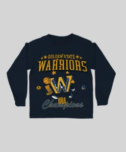 The Loyalist Basketball HoH X Warriors NBA Champions Navy Long Sleeve T-Shirt