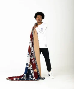 B/R SHOP Basketball Hank Willis Thomas 'That's Game' Printed Blanket (Limited To 75)