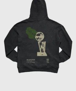 The Loyalist Basketball The Bucks 2021 Champions Black Hoodie