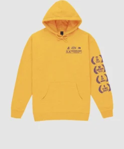 The Loyalist The Lakers Check The Credits Gold Hoodie Basketball