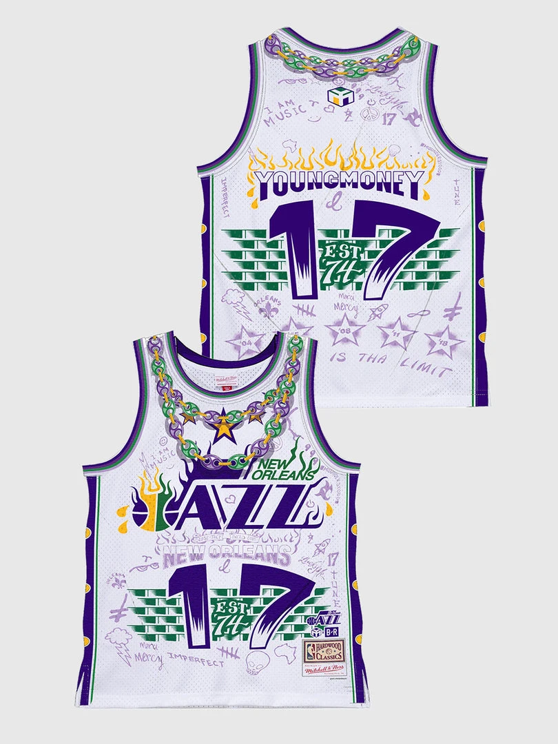 B/R SHOP Young Money X New Orleans Jazz Swingman Jersey Basketball 5 B/R SHOP Young Money X New Orleans Jazz Swingman Jersey Basketball