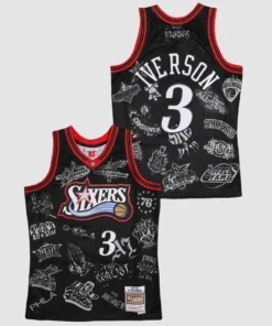 The Loyalist Allen Iverson Player's Edition Black Swingman Jersey Basketball