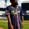 Loyalist Rewind ATLiens 25th Anniversary Navy Baseball Jersey 2 Loyalist Rewind ATLiens 25th Anniversary Navy Baseball Jersey