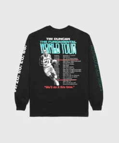 The Loyalist Basketball Tim Duncan World Tour Black Long Sleeve T-Shirt 9 The Loyalist Basketball Tim Duncan World Tour Black Long Sleeve T-Shirt