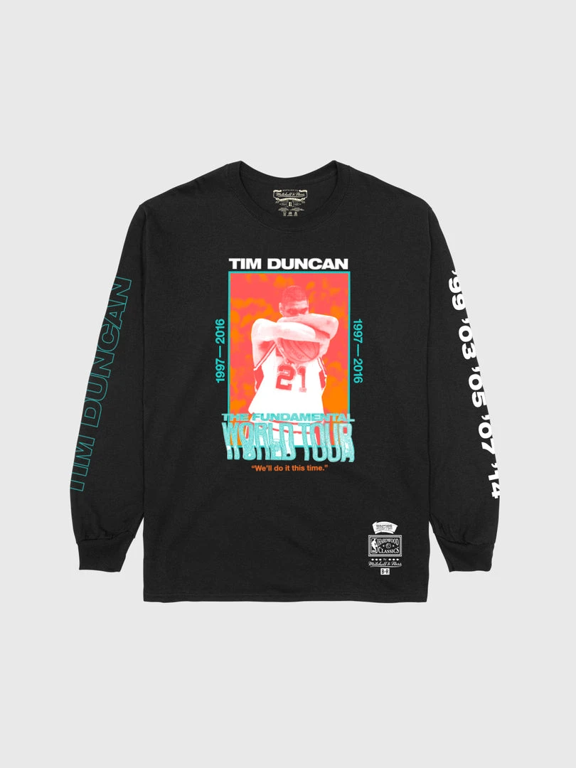The Loyalist Basketball Tim Duncan World Tour Black Long Sleeve T-Shirt 4 The Loyalist Basketball Tim Duncan World Tour Black Long Sleeve T-Shirt