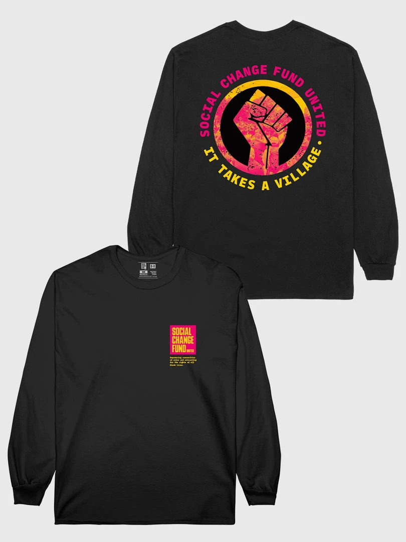 The Loyalist Social Change Fund United Black Long Sleeve T-Shirt Long Sleeve Tees 3 The Loyalist Social Change Fund United Black Long Sleeve T-Shirt Long Sleeve Tees