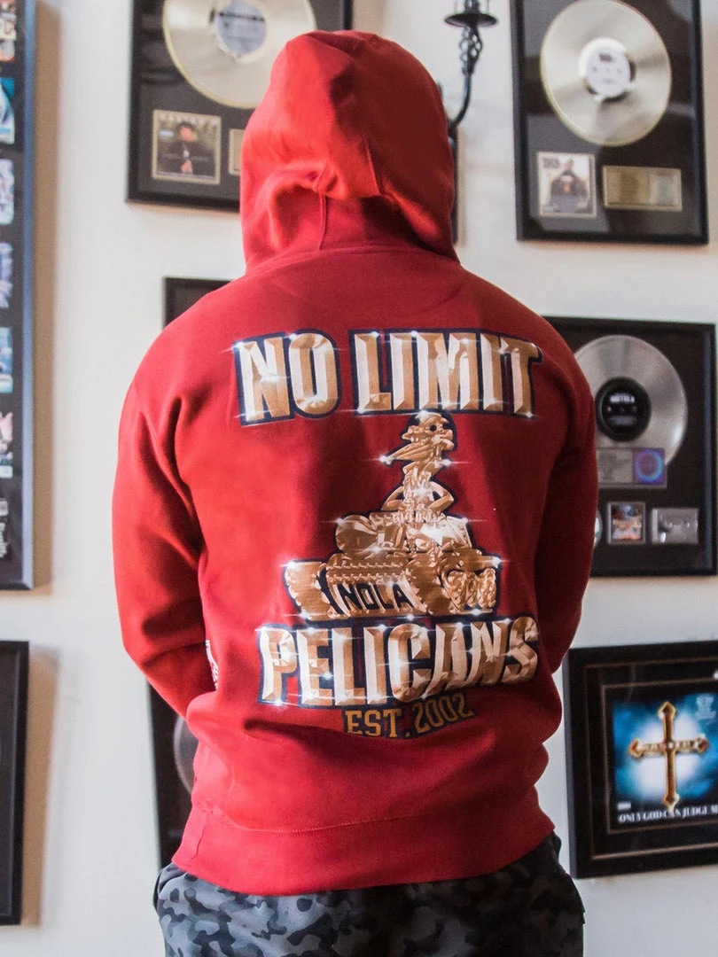 B/R SHOP No Limit X New Orleans Pelicans Hoodie Basketball 5 B/R SHOP No Limit X New Orleans Pelicans Hoodie Basketball