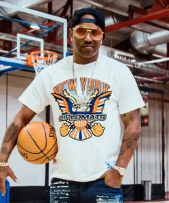 B/R SHOP The Diplomats X New York Knicks T-Shirt Basketball