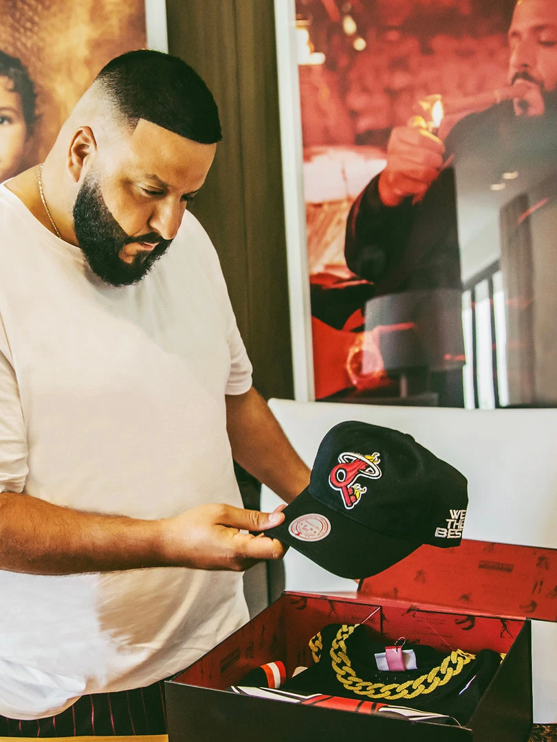 B/R SHOP Basketball DJ Khaled X Miami Heat Strapback Hat 5 B/R SHOP Basketball DJ Khaled X Miami Heat Strapback Hat
