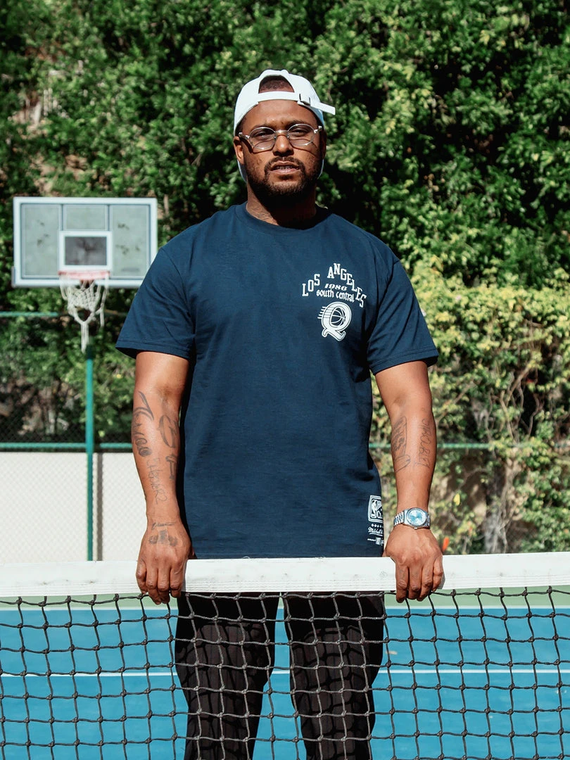 B/R SHOP ScHoolboy Q X Los Angeles Lakers T-Shirt Basketball 5 B/R SHOP ScHoolboy Q X Los Angeles Lakers T-Shirt Basketball