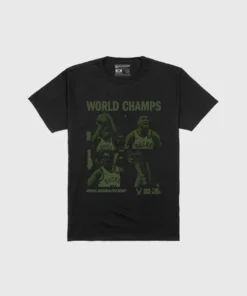 The Loyalist The Bucks 2021 World Champs Black T-Shirt