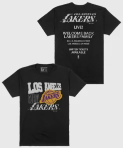 Loyalist The Lakers NBA "Welcome Back" Playoffs T-Shirt