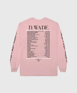 Loyalist Dwyane Wade Pink World Tour Long Sleeve HOLIDAY SALE 8 Loyalist Dwyane Wade Pink World Tour Long Sleeve HOLIDAY SALE