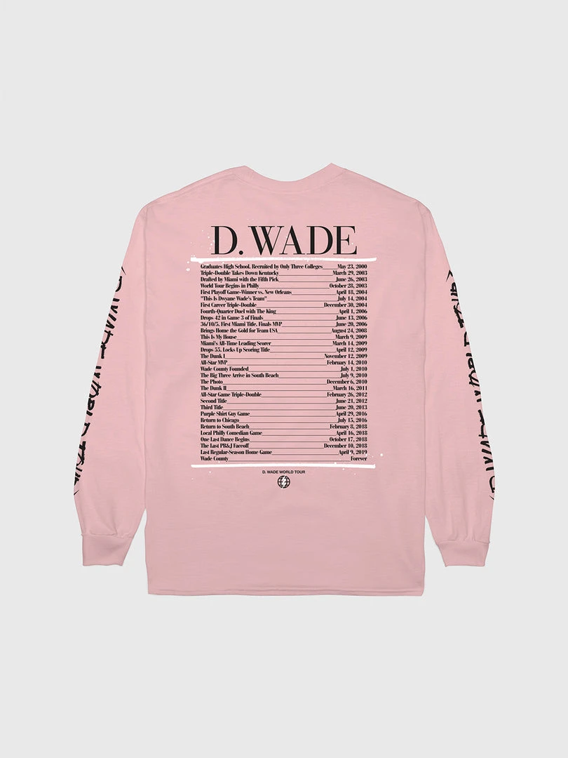Loyalist Dwyane Wade Pink World Tour Long Sleeve HOLIDAY SALE 5 Loyalist Dwyane Wade Pink World Tour Long Sleeve HOLIDAY SALE