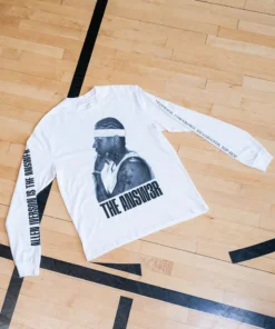 Loyalist Basketball Allen Iverson THE ANSW3R White Long Sleeve T-Shirt