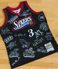 The Loyalist Allen Iverson Player's Edition Black Swingman Jersey Basketball