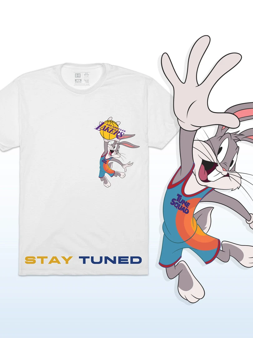 Loyalist The Lakers X Space Jam Bugs T-Shirt 3 Loyalist The Lakers X Space Jam Bugs T-Shirt