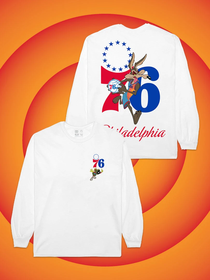 Loyalist Basketball The 76ers X Space Jam Long Sleeve T-Shirt 5 Loyalist Basketball The 76ers X Space Jam Long Sleeve T-Shirt